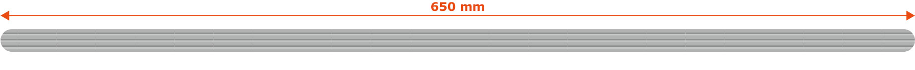 Voorgesneden antislip tape met ronde hoeken Voorgesneden antisliptape met ronde hoeken